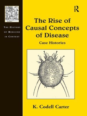 cover image of The Rise of Causal Concepts of Disease